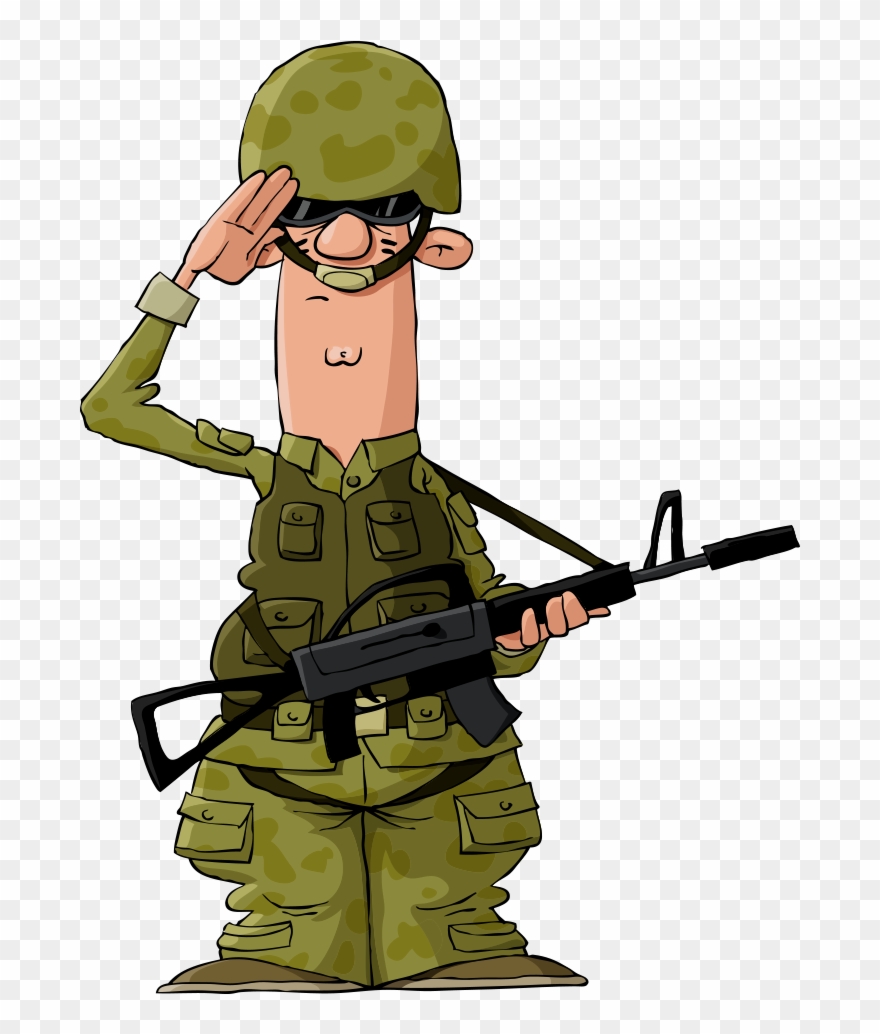 Military Clipart Canadian Soldier - American Soldier Png Transparent Png