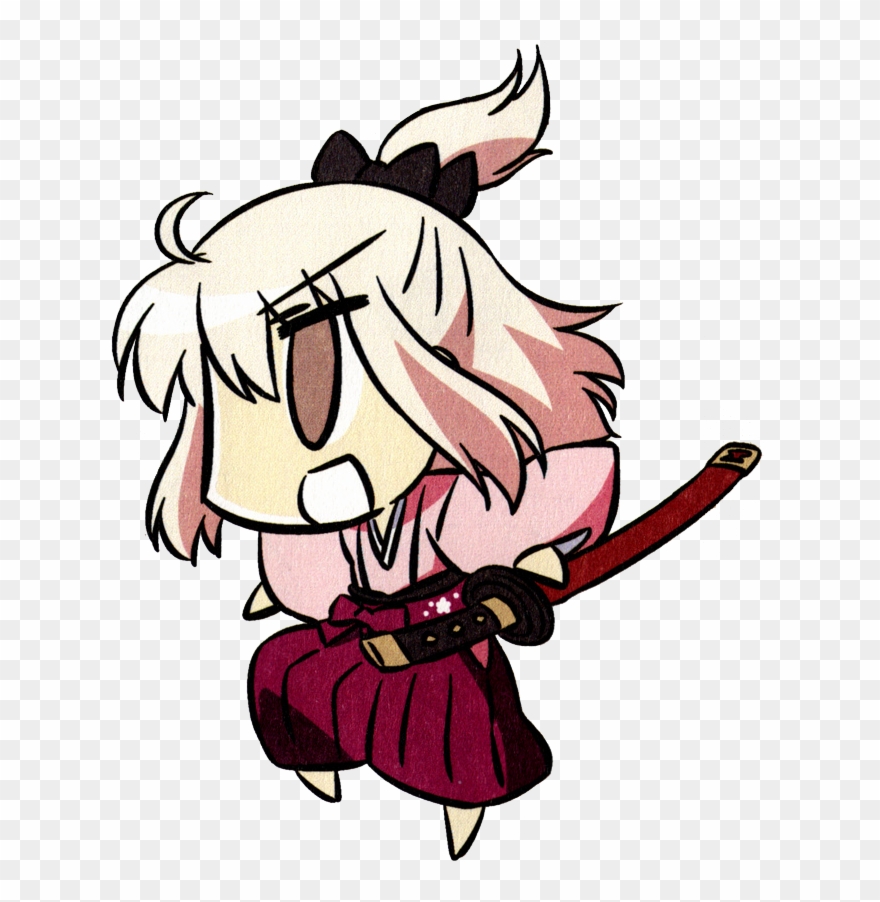 Click To Edit - Okita Souji Fate Chibi Clipart