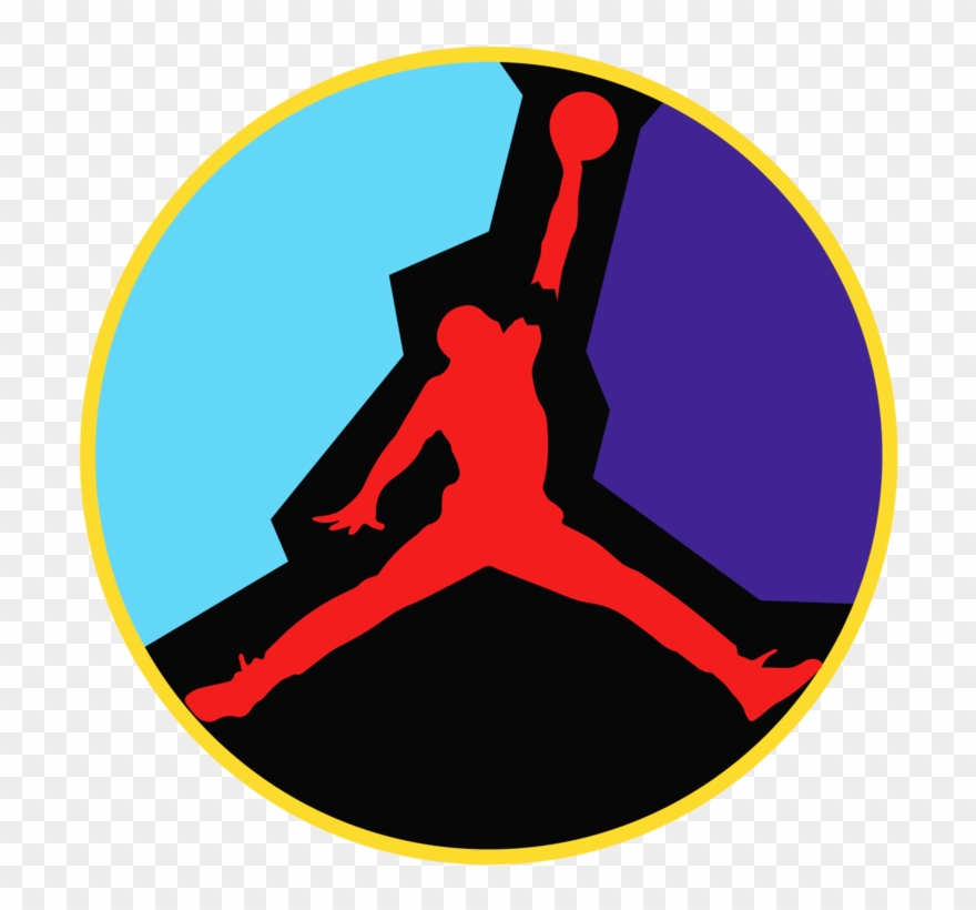 Jumpman Broken Arm - Black And Gold Jordan Logo Clipart