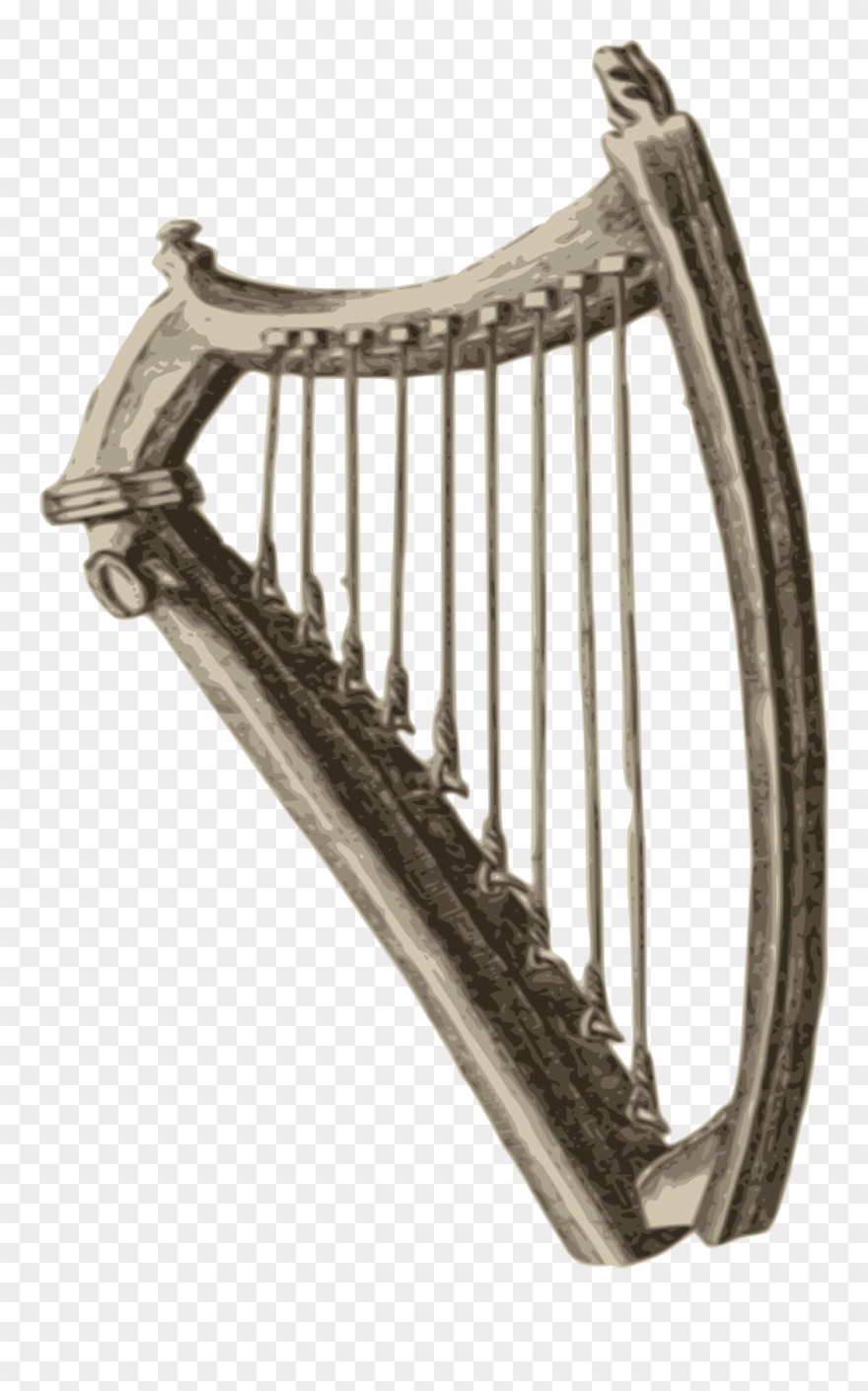 Celtic Harp Png Clipart