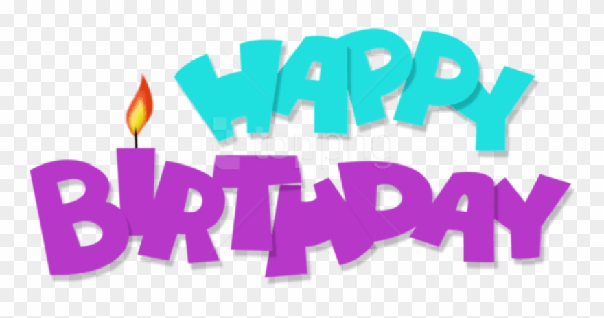 Free Png Download Happy Birthday Transparent Blue And Clipart