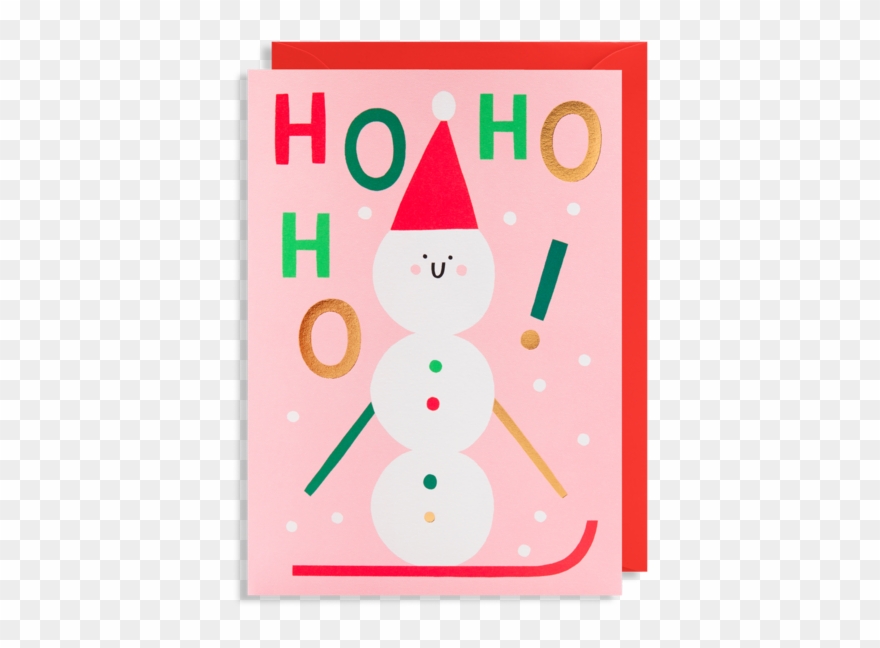 Ho Ho Ho - Christmas Card Clipart