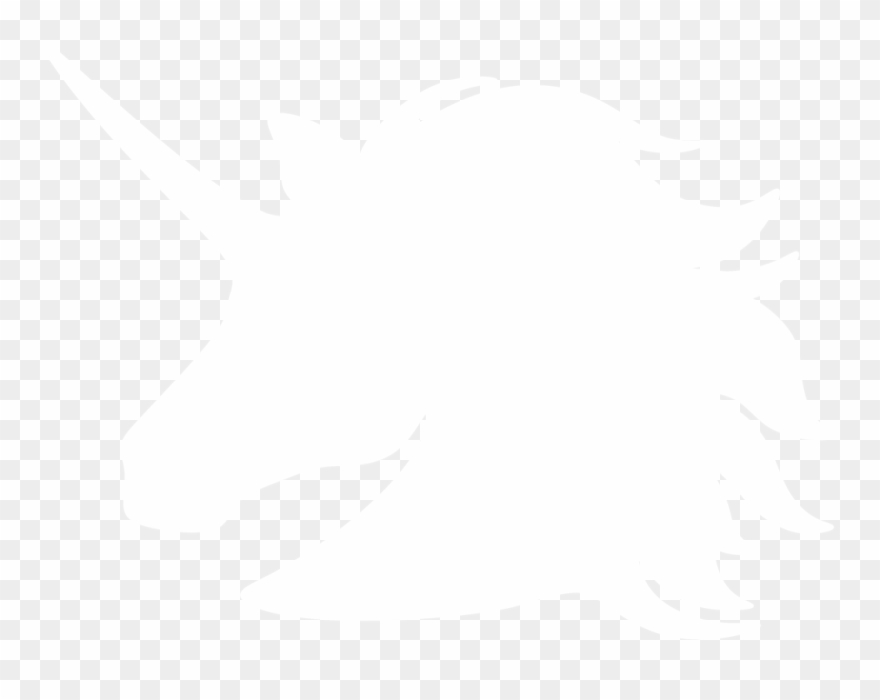 Unicorn Head Silhouette Png Clipart