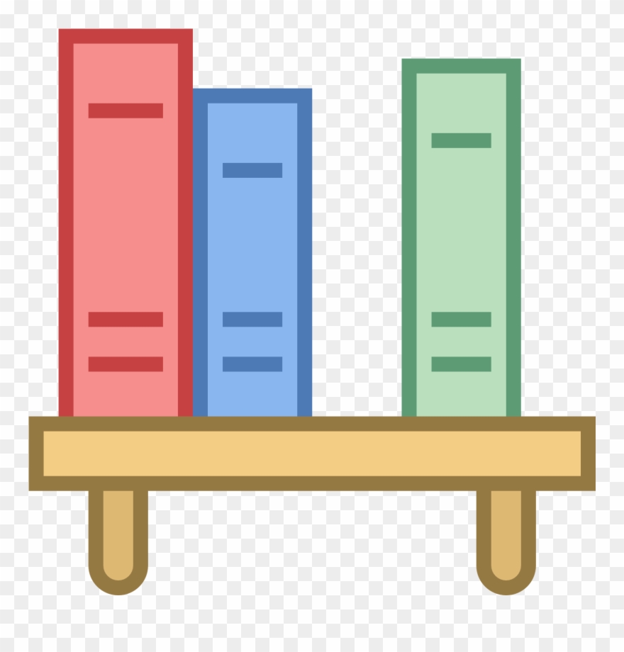 Books On Shelf Png - Cupboard Clipart