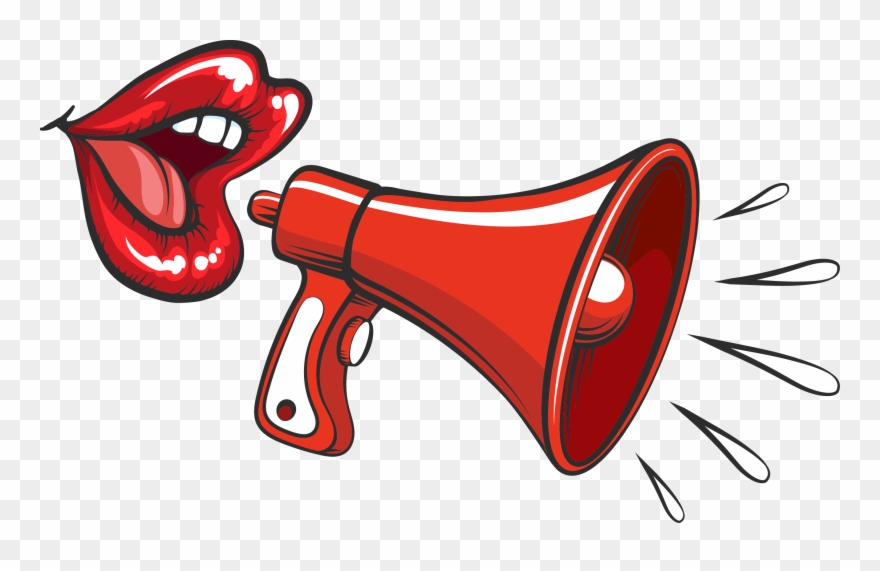 Mouth Megaphone Clipart
