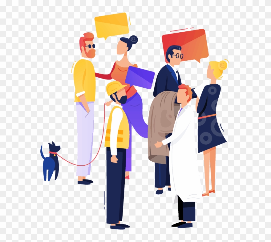 Ecommerce Customers - Cartoon Clipart