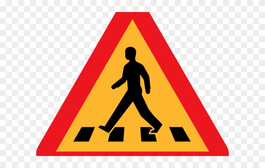 Walkway Clipart Pedestrian Lane - Cross The Street Clipart - Png Download