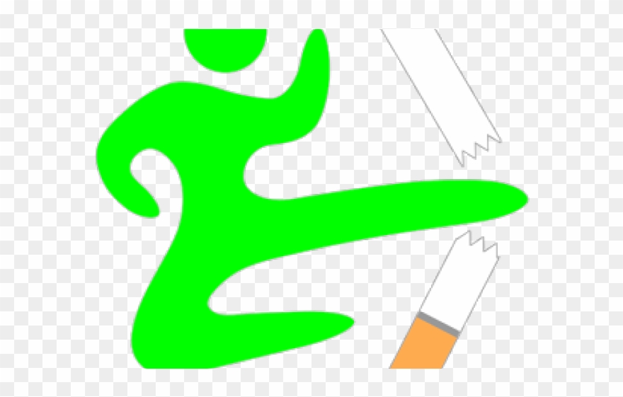 Smoking Clipart Easy - Png Download