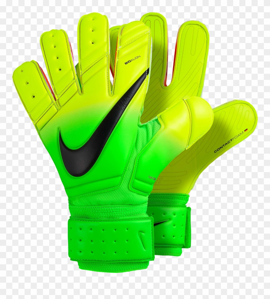 Football Goalkeeper Gloves Nike Clipart