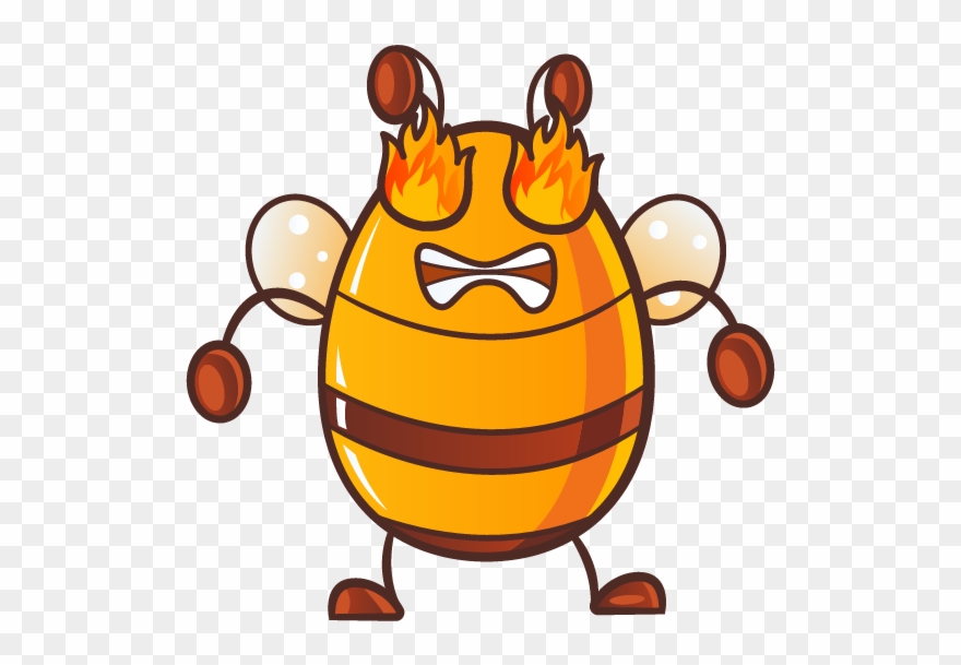 Cute Honey Bee - Bee Goodbye Clipart