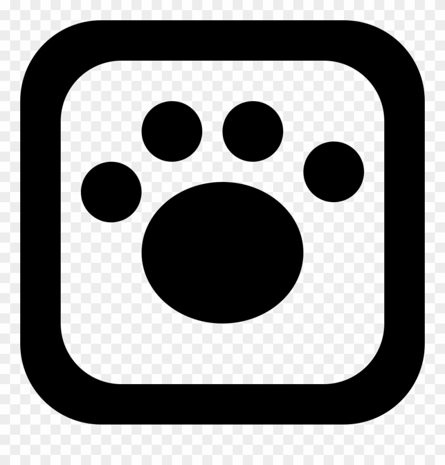 Animal Footprint Png Icon - Icono Cortar Clipart