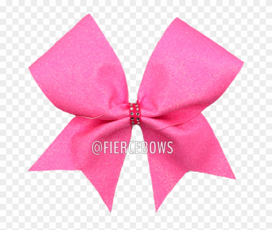 Glitter Cheer Bow - Cheerleading Bows Plain Pink Clipart