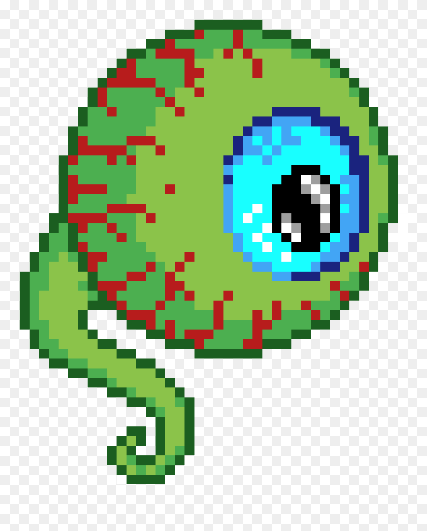 Scary Eyeball - Pixel Art Star Wars Boba Fett Clipart