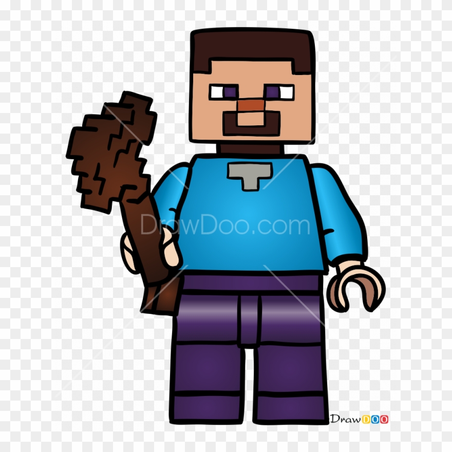 665 X 800 0 - Draw Lego Steve Clipart