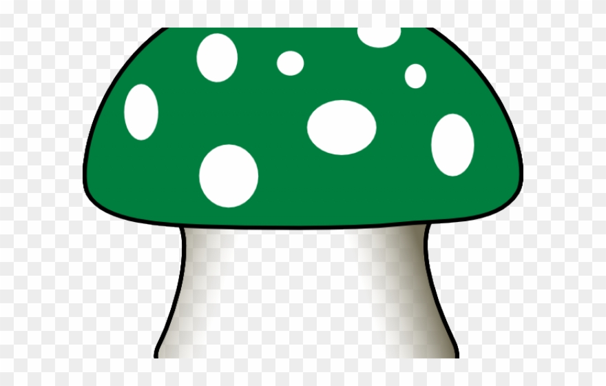 Mushroom Clipart Green Mushroom - Easy Draw Mushroom House - Png Download