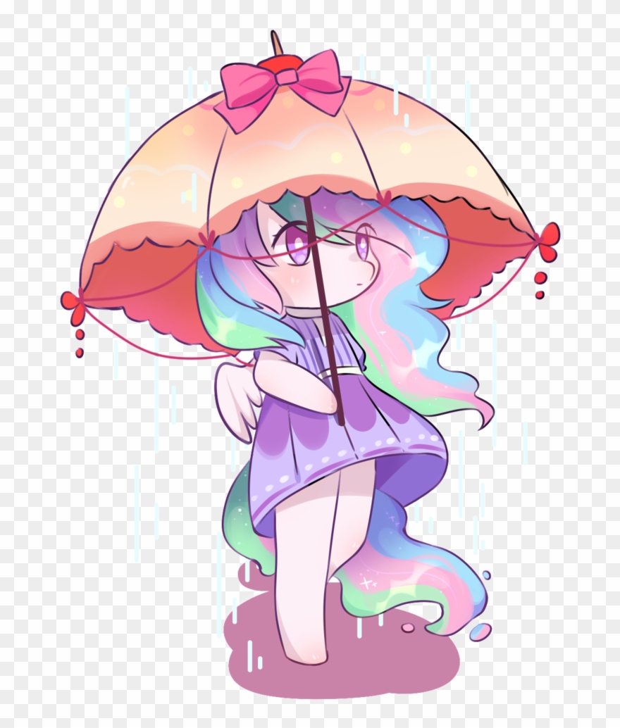 Alicorn Artist Nitrogenowo Chibi Cute Artistnitrogenowo - Umbrella Clipart