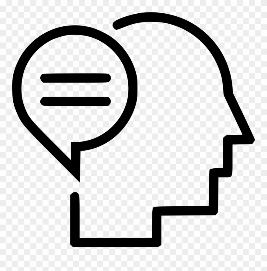 Head Bubble Text Comments Clipart