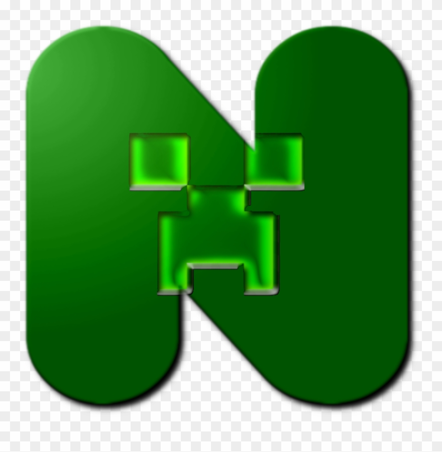 Alfabeto Cute Creeper Minecraft Png - Graphic Design Clipart