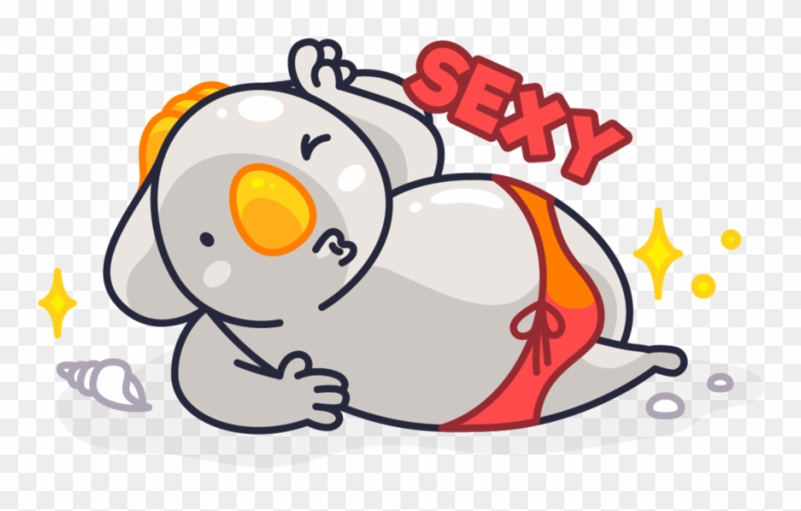 Snapchat Stickers Final Set1 V2 07 - Koala Snapchat Sticker Clipart