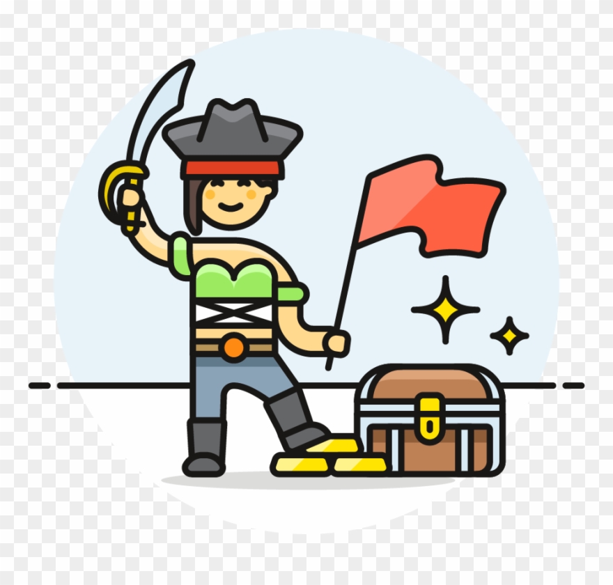 Chest Clipart Pirate Loot - Cartoon - Png Download