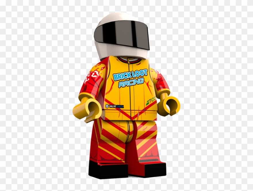 Exclusive Brick Loot Page Racer Custom Minifigure Ⓒ - Baby Toys Clipart
