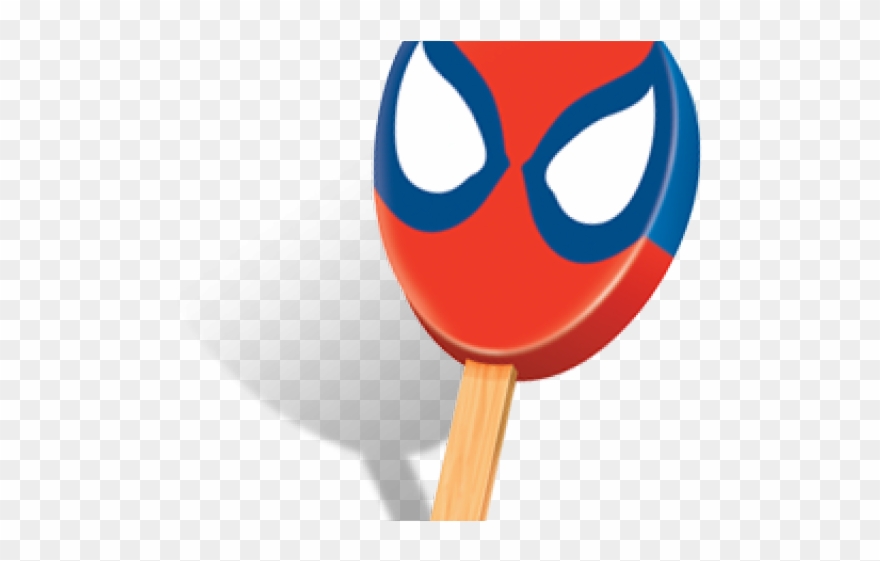 Popsicle Clipart Ice Block - Paleta De Spiderman - Png Download