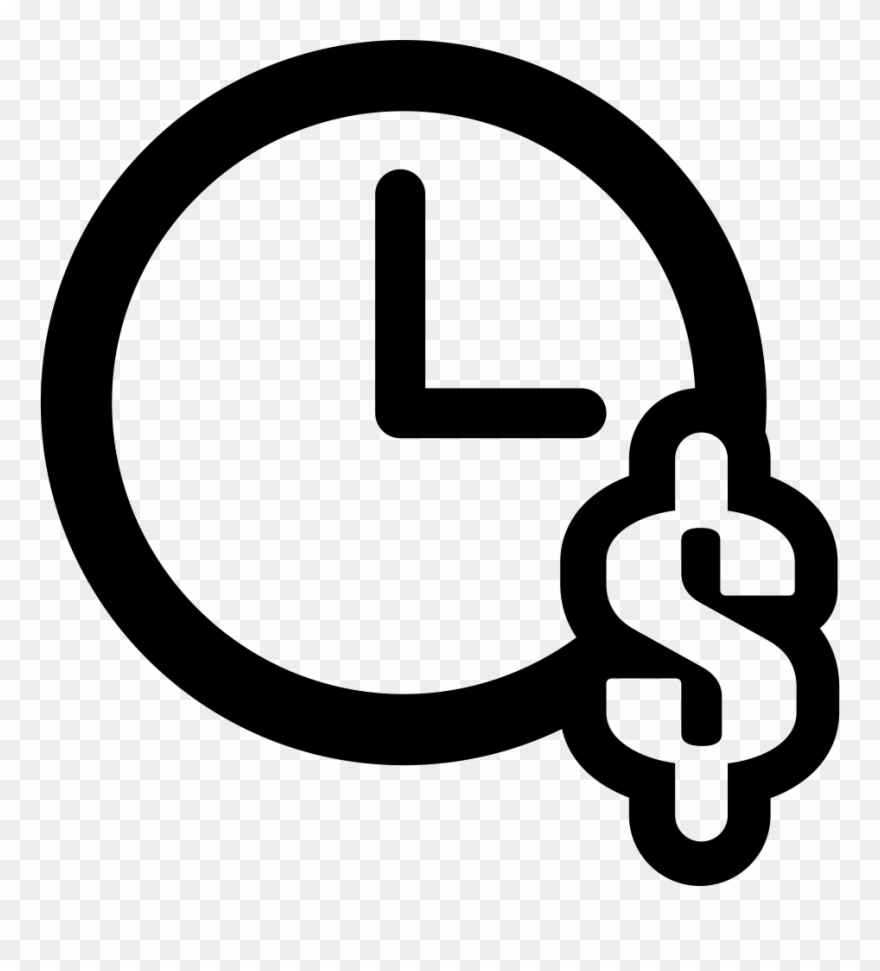 Clock With Dollar Symbol Svg Png Icon Free Download Clipart