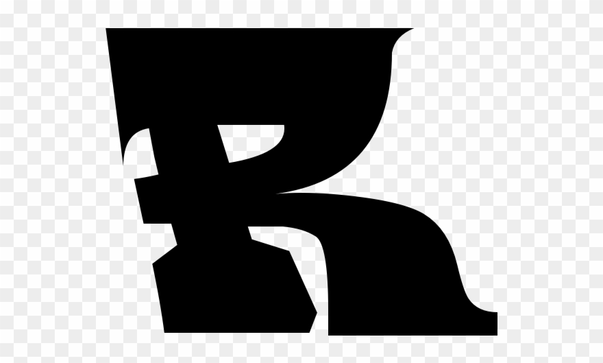 R - R En Graffiti Png Clipart