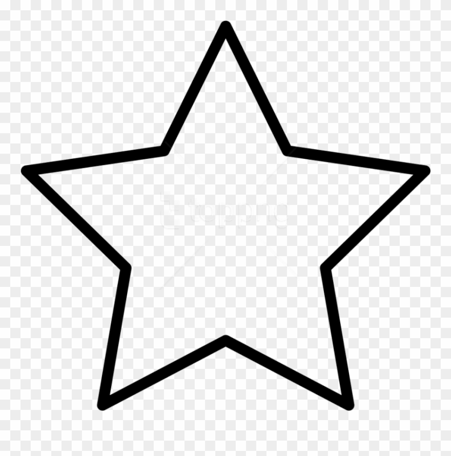 Free Png Download Black Star Clipart Png Photo Png - Clipart Image Of Star Transparent Png