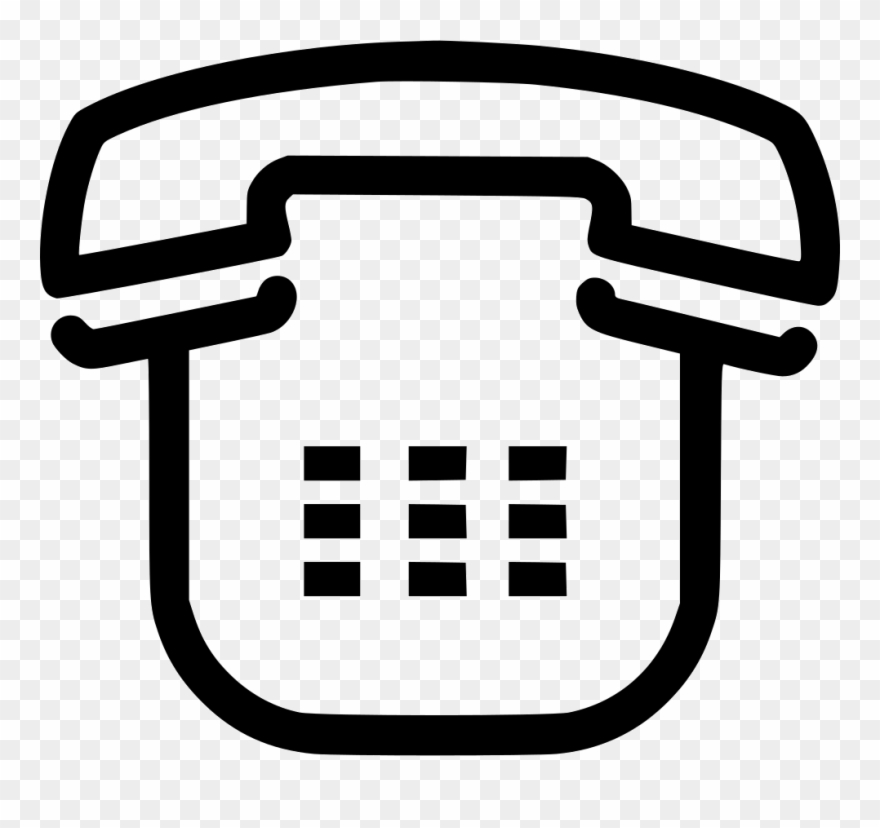 Retro Phone Comments - Vintage Phone Logo Png Clipart