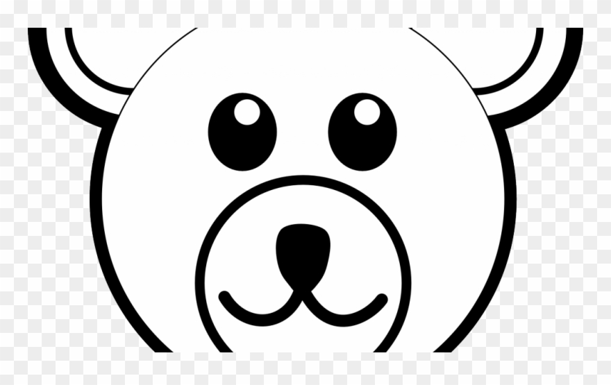 Bear Head Drawing Easy Clipart