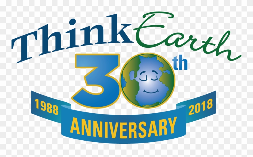 2018 1141 Te Anniversary Logo Final - Think Earth Clipart
