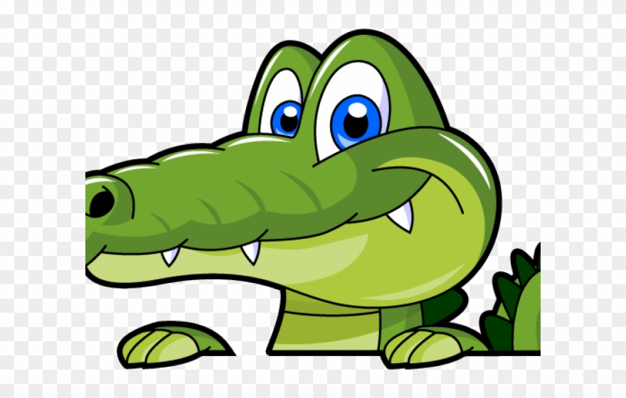 Alligator Clipart Bite Cartoon - Alligator Kids - Png Download