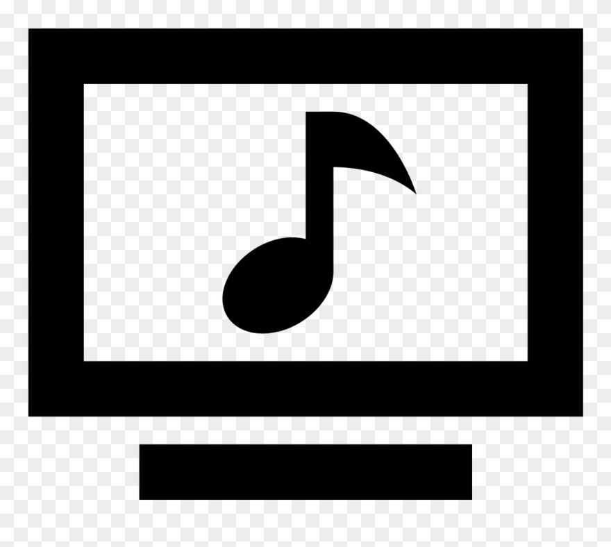 Clipart Music Music Video - Sign - Png Download