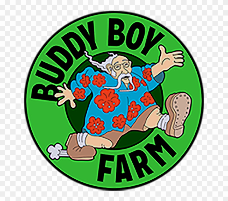 Buddy Boy Farms Logo - Cartoon Clipart