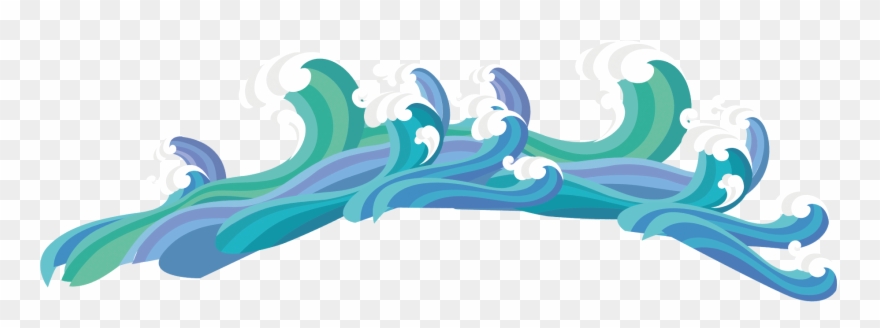 Stock Illustration The Sailing - Drawing Waves Clipart