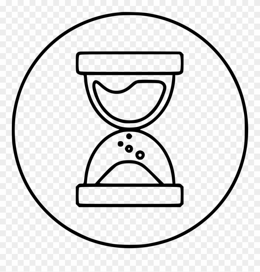Sand Timer Waiting Idle - Idle Png Icon Clipart