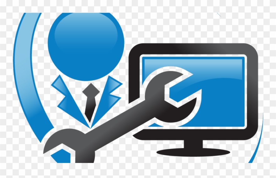 Computer Repair Shop Logo Clipart