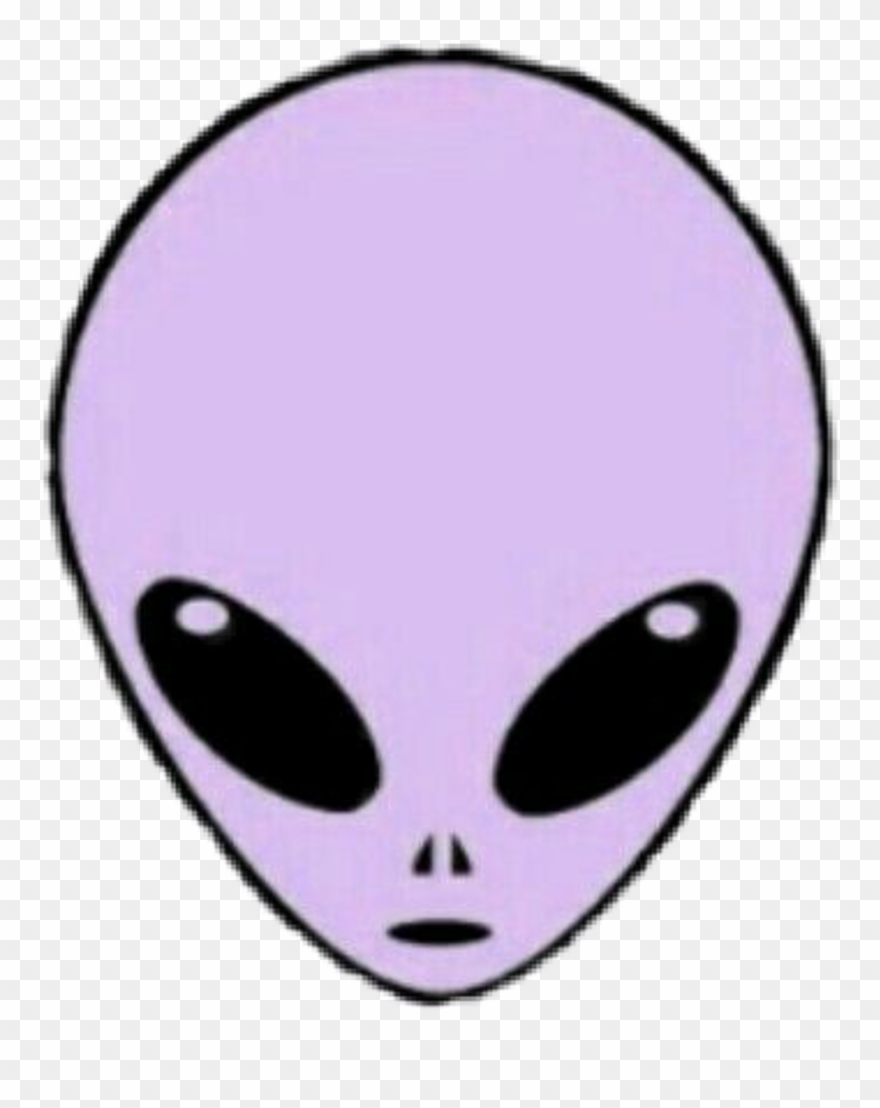 #alien #tumblr #tumblralien #morado #tumblrsticker - Drawing Ideas Clipart