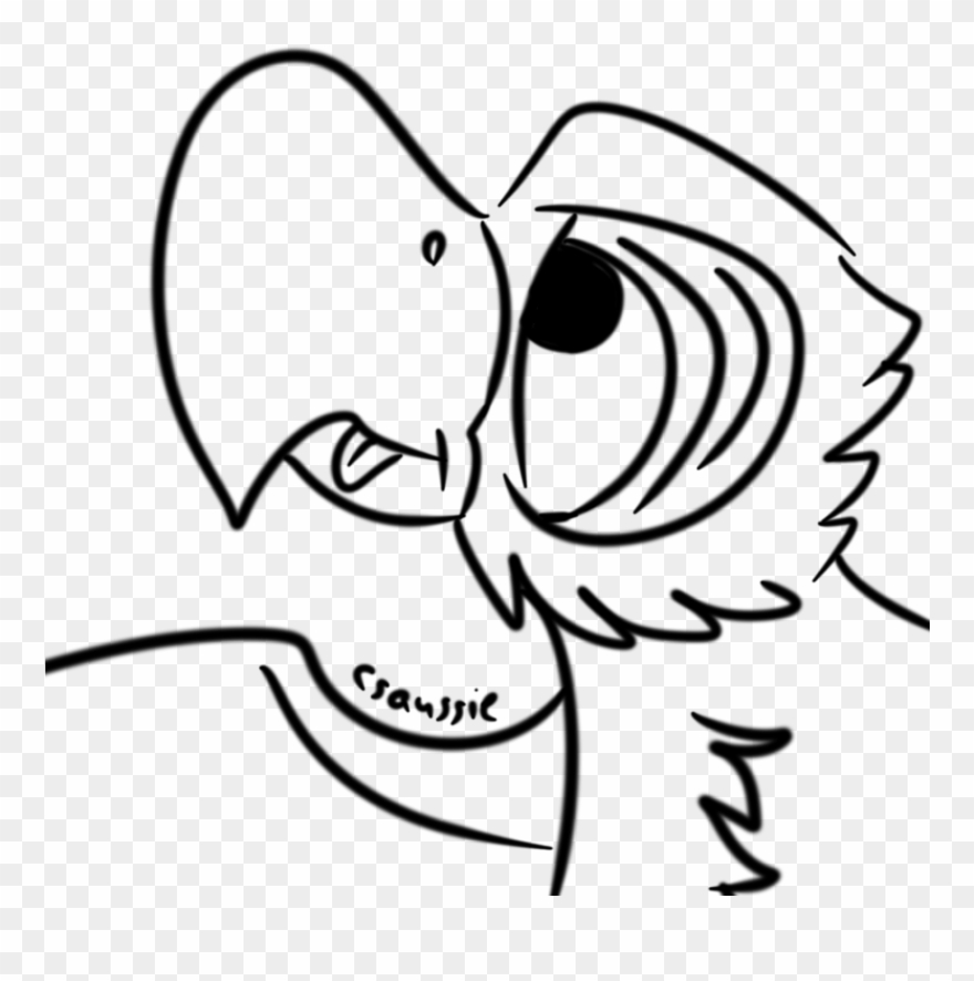 F U Derp - Line Art Clipart