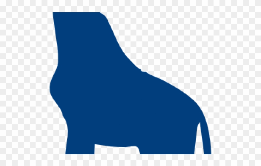 Giraffe Clipart Blue - Png Download