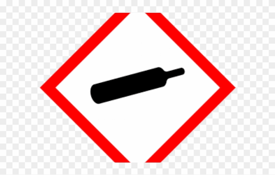 Bacteria Clipart Lab Safety - Safety Signs Compressed Gas - Png Download
