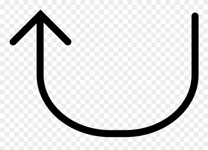 Arrow Curve Pointing Up Comments Clipart