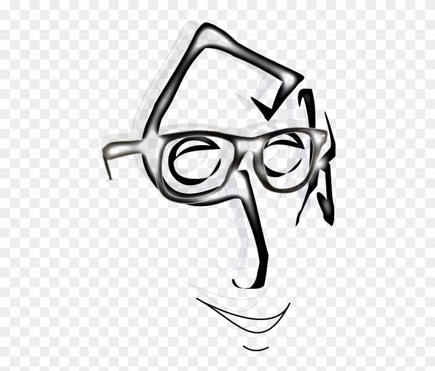 Smiling Nerdy Face , Png Download Clipart