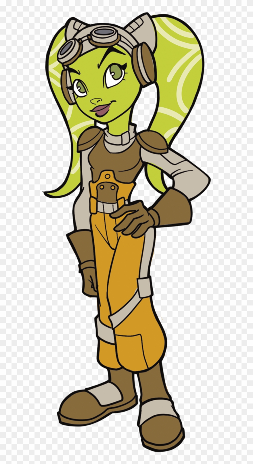 Hera Syndulla - Cartoon Clipart