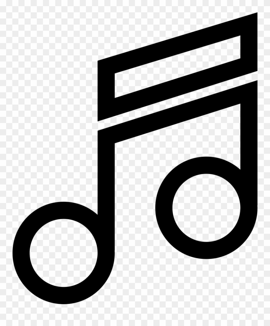Music Note Font - Music Note Inside Transparent Clipart