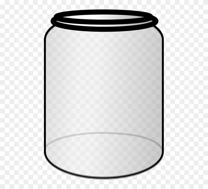 Mason Jar Clipart Clear Pencil And In Color Mason Jar - Clip Art Jar Png Transparent Png