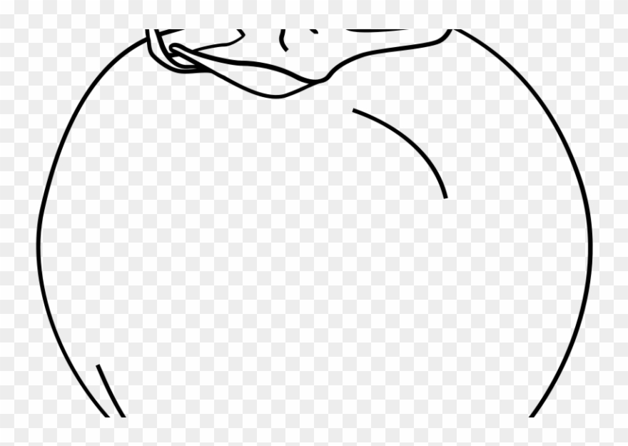 Imposing Tomato Coloring Page Printable Pages Slice - Line Art Clipart