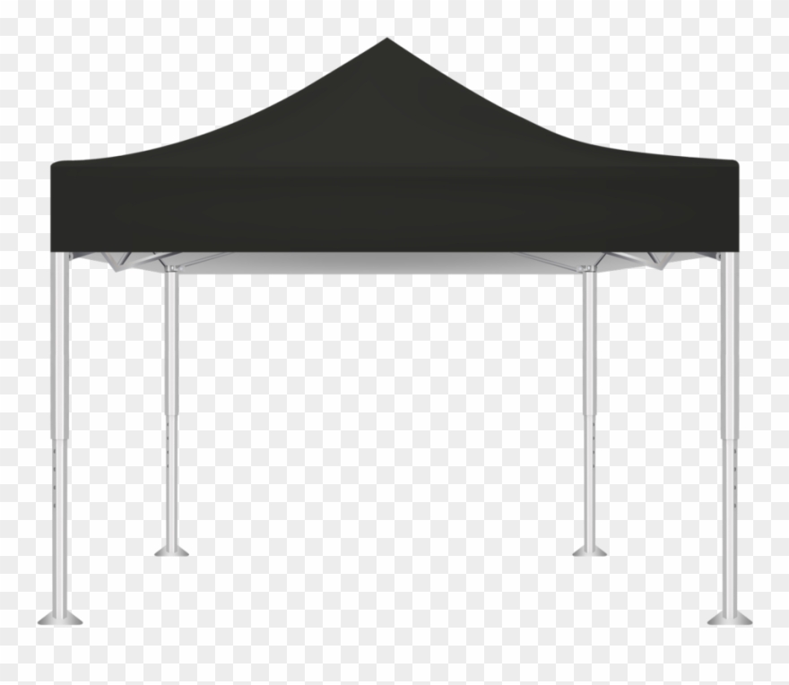 Tent Png Picture - Black Canopy Tent Clipart