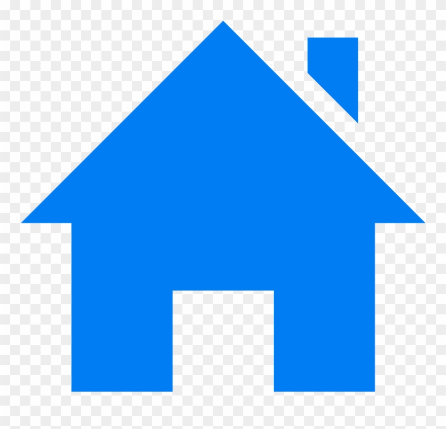 Collection Of - Home Icon Blue Png Clipart